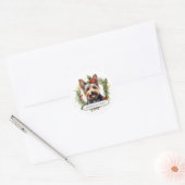 Yorkshire Terrier Round Stickers (Umschlag)