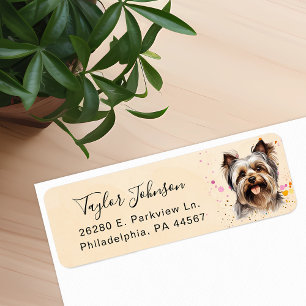 Yorkshire Terrier Rücksendeetikett