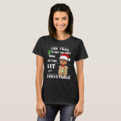 Yorkshire Terrier Santa Cap T-Shirt (Vorne ganz)
