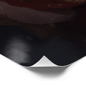 Yorkshire Terrier Santa Claus Weihnachten Poster (Ecke)