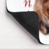 Yorkshire Terrier Santa Paws Mousepad (Ecke)