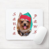 Yorkshire Terrier Santa Paws Mousepad (Mit Mouse)