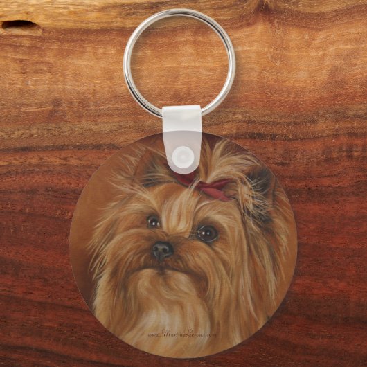 Yorkshire Terrier Schlüsselanhänger (Vorderseite)