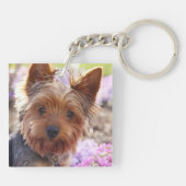 Yorkshire Terrier Schlüsselanhänger (Rückseite)