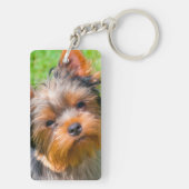 Yorkshire Terrier Schlüsselanhänger (Rückseite)