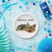 Yorkshire-Terrier-Schnurrbart Pappteller (Party)