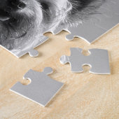 Yorkshire-Terrier, Schwarzweiss, Puzzle (Seite)
