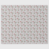 Yorkshire Terrier Seamless Wrapping Paper Geschenkpapier (Flach)