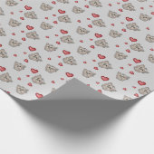 Yorkshire Terrier Seamless Wrapping Paper Geschenkpapier (Ecke)