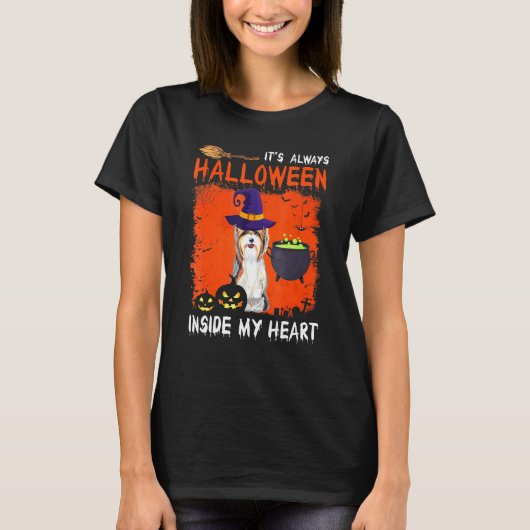 Yorkshire Terrier sein immer Halloween in meinem H T-Shirt (Vorderseite)