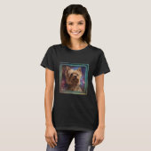 Yorkshire Terrier Space T-Shirt (Vorne ganz)