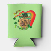 Yorkshire Terrier St Patricks Day Dosenkühler (Vorderseite)
