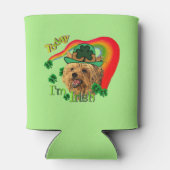 Yorkshire Terrier St Patricks Day Dosenkühler (Rückseite)