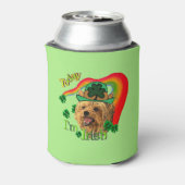 Yorkshire Terrier St Patricks Day Dosenkühler (Kanne Rückseite)