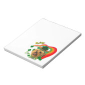 Yorkshire Terrier St Patricks Notizblock (Rotiert)