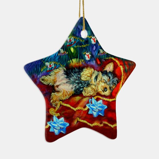 Yorkshire Terrier Star Ornament (Rechts)