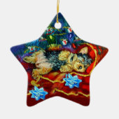 Yorkshire Terrier Star Ornament (Vorne)