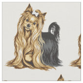 Yorkshire-Terrier Stoff (Nahaufnahme)