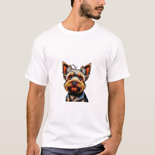 Yorkshire Terrier T-Shirt (Vorderseite)