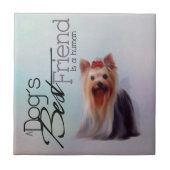 Yorkshire Terrier tile Fliese (Vorderseite)