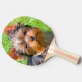 Yorkshire Terrier Tischtennis Schläger (Seitenansicht)
