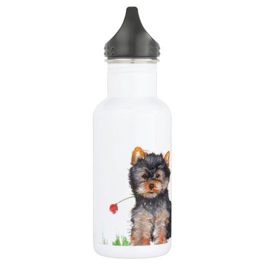 Yorkshire Terrier Trinkflasche (Links)