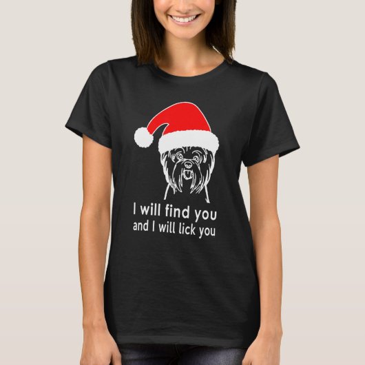 Yorkshire Terrier Ugly Christmas T-Shirt (Vorderseite)