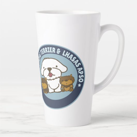 Yorkshire Terrier und Lhasa Apso Milchtasse (Rechts)