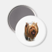Yorkshire Terrier Vater 2 Magnet (Vorderseite/Rückseite)