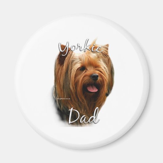 Yorkshire Terrier Vater 2 Magnet (Vorne)