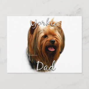 Yorkshire Terrier Vater 2 Postkarte