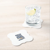 Yorkshire Terrier Vater Fist Bump Vintage Vektor D Untersetzer (Vor Ort)