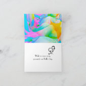 Yorkshire Terrier Vielen Dank für Ihre Anwesenheit Dankeskarte (Innenseite)