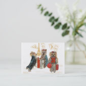 Yorkshire Terrier Visitenkarte (Stehend Vorderseite)