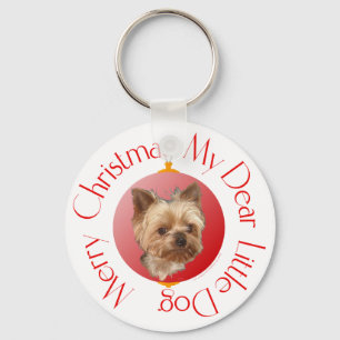 Yorkshire Terrier Weihnachten Schlüsselanhänger