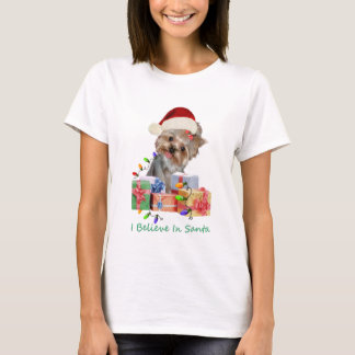 Yorkshire Terrier Weihnachtsbekleidung T-Shirt