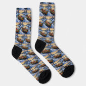 Yorkshire Terrier Weihnachtsboot Urlaub Socken (Rechts)