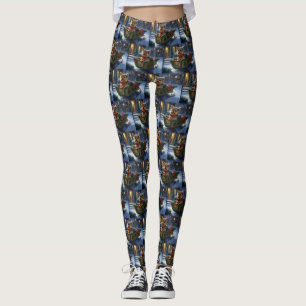 Yorkshire Terrier Weihnachtsfeiertage Leggings