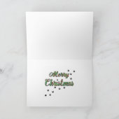 Yorkshire Terrier Weihnachtsgeschäft Leckerei Feiertagskarte (Innenseite)