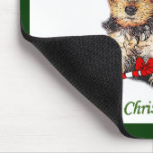Yorkshire Terrier Weihnachtsgeschenke Mousepad (Ecke)