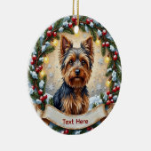 Yorkshire Terrier Weihnachtsschmuck (Rechts)
