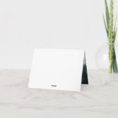 Yorkshire Terrier Weihnachtsschnee Karte (Rückseite)