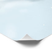 Yorkshire Terrier Weihnachtsschnee Poster (Ecke)