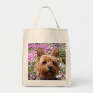 Yorkshire Terrier Welpe Dog Lebensmittelgeschäft Tragetasche