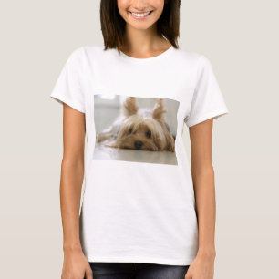 Yorkshire-Terrier-Welpe Haustier süßer Hund Gesich T-Shirt