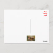 Yorkshire Terrier Welpe Hund Gruß Postkarte (Rückseite)