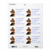 Yorkshire Terrier Welppy Name Address Mailing Labe (Vorne)