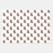 Yorkshire Terrier Wrapping Paper Sheets Geschenkpapier Set (Vorderseite 3)