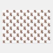 Yorkshire Terrier Wrapping Paper Sheets Geschenkpapier Set (Vorderseite 2)