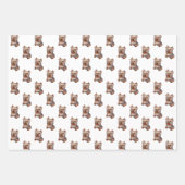 Yorkshire Terrier Wrapping Paper Sheets Geschenkpapier Set (Vorderseite)
